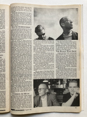 Scan of Music Collector No.30 August 1991 magazine Erasure Promo Releases article - scan #3