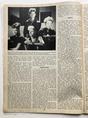 Scan of Record Collector No.117 May 1989 magazine Depeche Mode article - scan #3