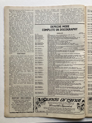 Scan of Record Collector No.117 May 1989 magazine Depeche Mode article - scan #5