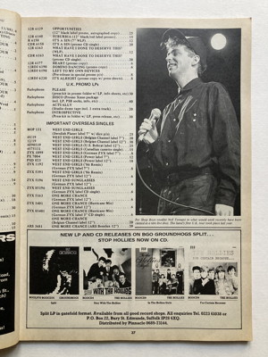 Scan of Record Collector No.126 February 1990 magazine Pet Shop Boys Rarities article - scan #5